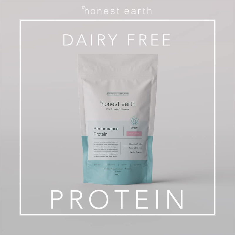 Honest Earth | Plant Based Vegan Protein Powder | 29g Protein Per Serving | 100% Natural, Dairy Free, No Gums, No Sugar, No Artificial Flavoring, Canadian Grown Clean Pea Protein Powder - (Raw Cacao)