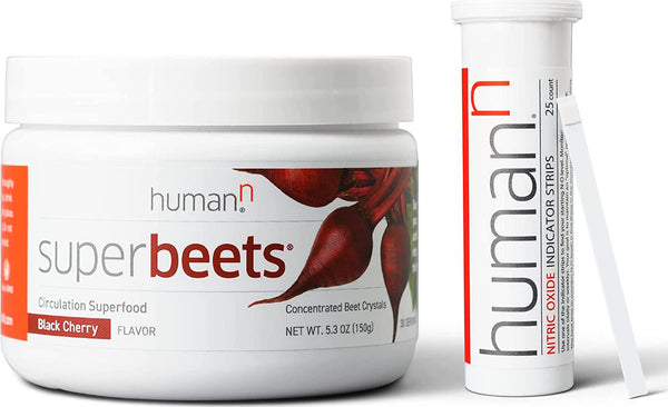 HumanN SuperBeets Black Cherry and N.O. Indicator Test Strips