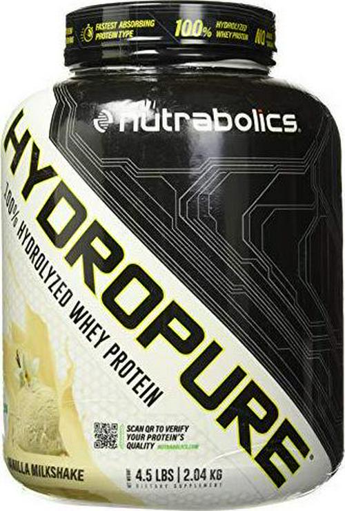 HydroPure (100% Hydrolyzed Whey Protein Isolate) Vanilla 4.5 lb