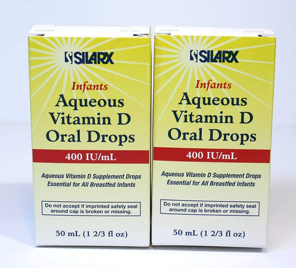 Infants Aqueous Vitamin D Oral Drops 400IU/ml 2-Pak (2 x 50ml)