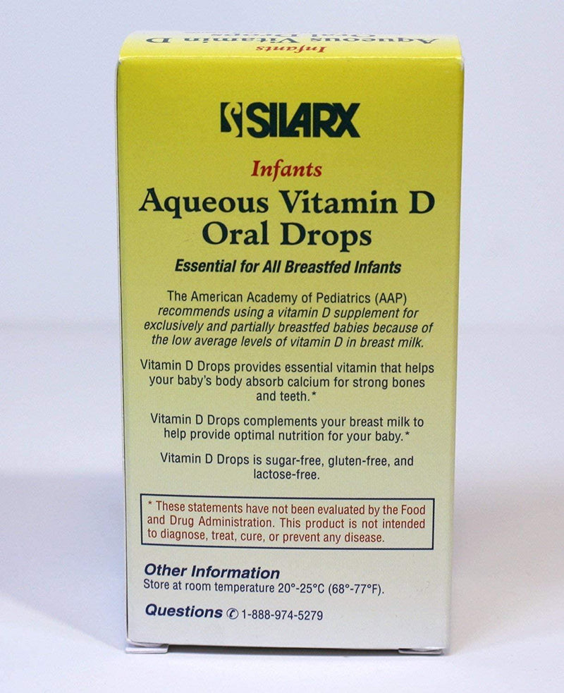 Infants Aqueous Vitamin D Oral Drops 400IU/ml 2-Pak (2 x 50ml)