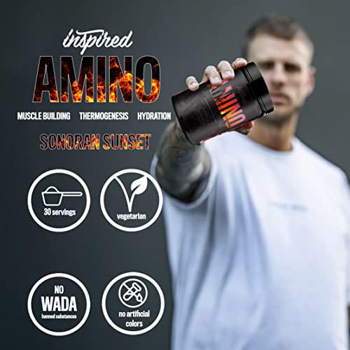 Inspired Amino Fuego - EAA+ Thermogenics - for Hydration and Endurance - Sonoran Sunset, 30 Servings