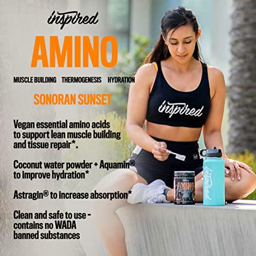 Inspired Amino Fuego - EAA+ Thermogenics - for Hydration and Endurance - Sonoran Sunset, 30 Servings