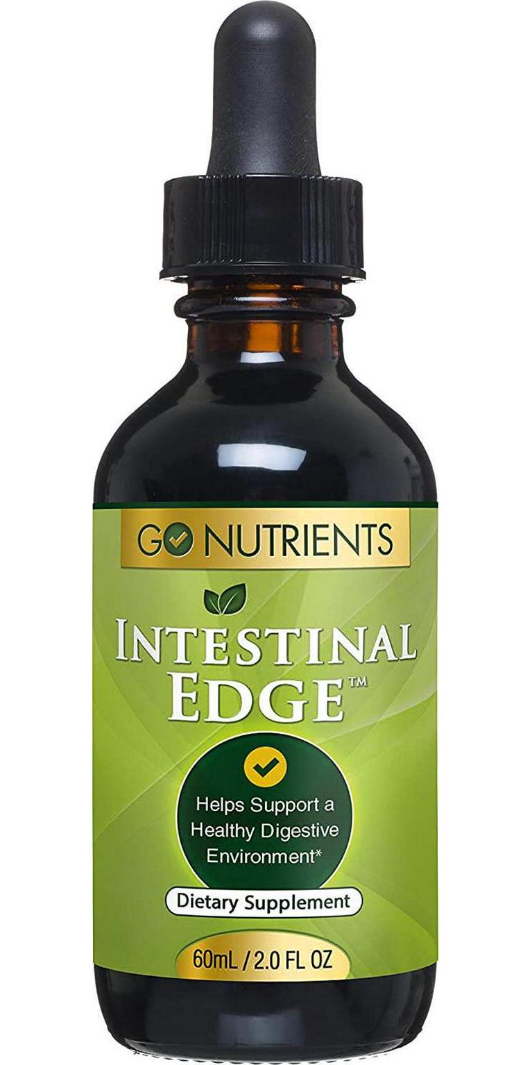 Intestinal Edge - Intestinal Support and Cleanse for Humans with Black Walnut Extract, Wormwood and etc - 2 oz