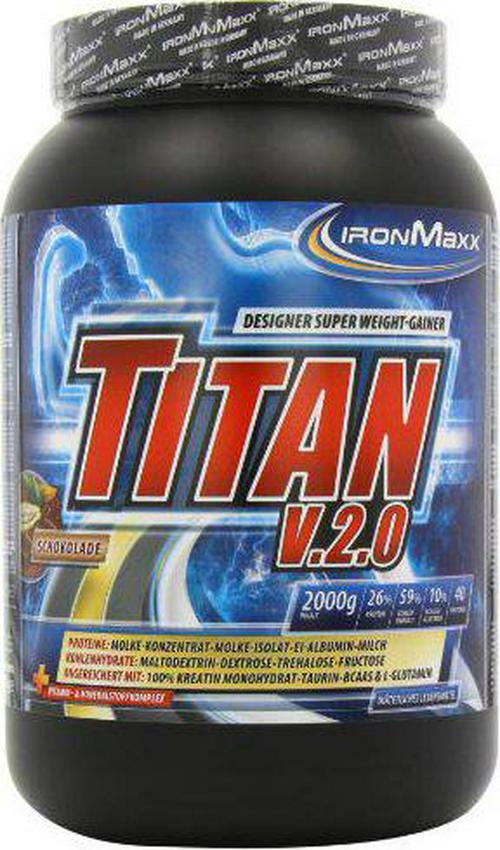 Ironmaxx 2000g Titan V.2.0 Chocolate Powder