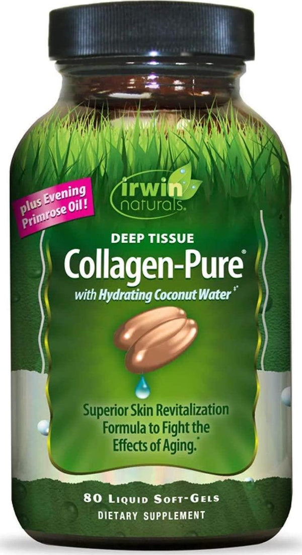 Irwin Naturals Deep Tissue Collagen Pure Soft Gel, 80 Count