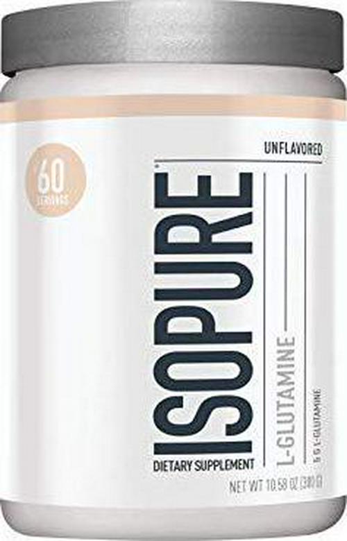 Isopure Glutamine Powder 300g, Unflavored (Packaging May Vary)