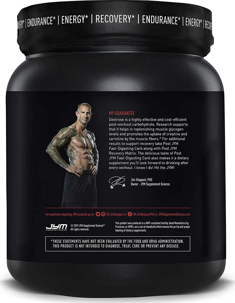 JYM Supplement Science Post JYM Fast-Digesting Carb - Post-Workout, 30 Servings, Blue Arctic Freeze, 2.2 Pound