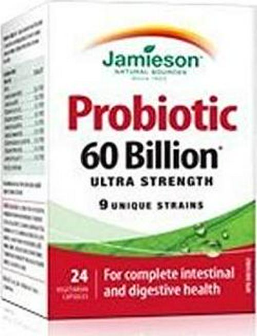 Jamieson 60 Billion Ultra Strength Probiotic, 24 tablets