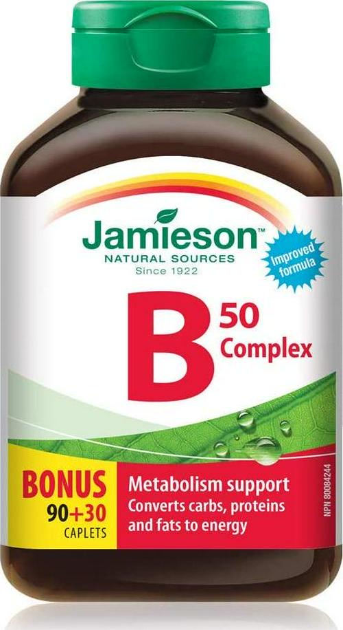 Jamieson B Complex 50 Bonus 120 Count