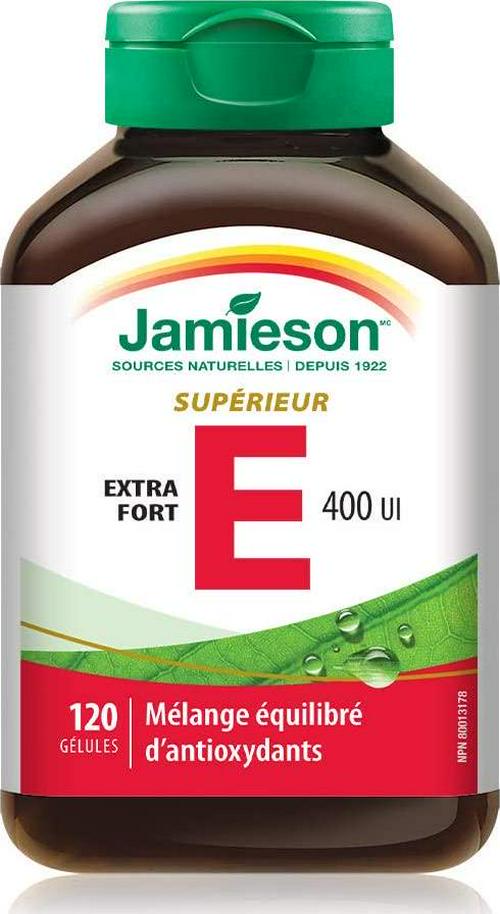 Jamieson Balanced Vitamin E Complex 400IU 120 Softgels