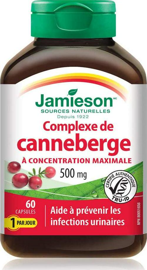 Jamieson Cranberry 500mg 60Capsules