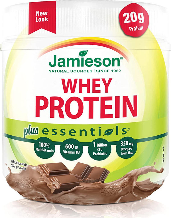 Jamieson Essentials Plus Protein, Milk Chocolate Flavour, 325g