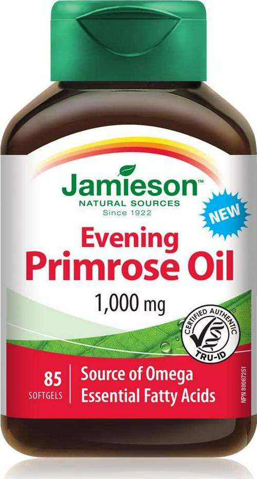 Jamieson Evening Primrose Oil 1,000 mg 85 Softgels