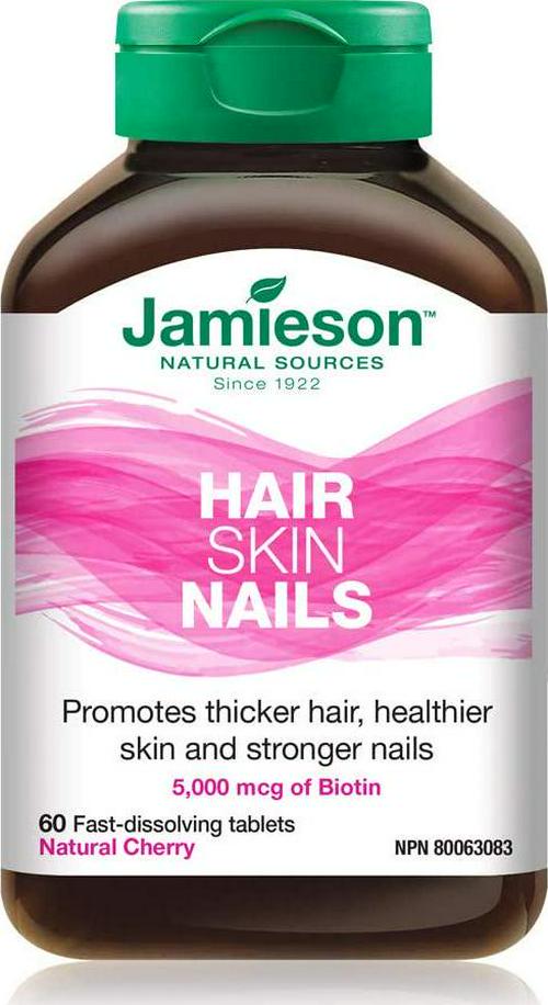 Jamieson Hair Skin and Nails, 60 FAST MELT Tabs