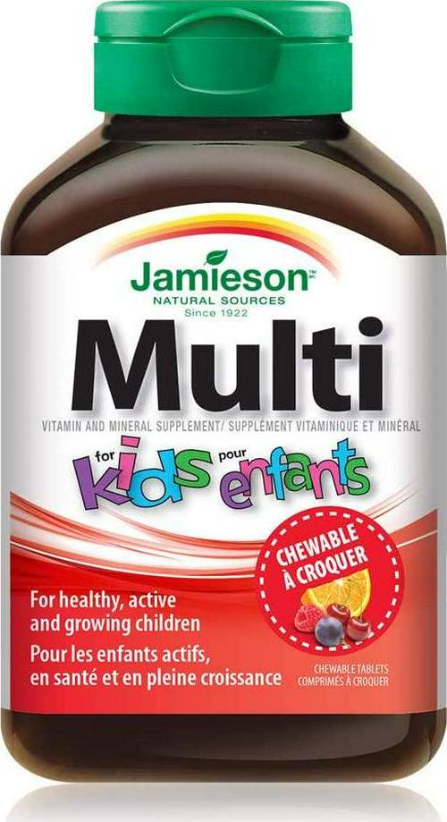 Jamieson Multiviamin for Kids 60 Chewable Tablets