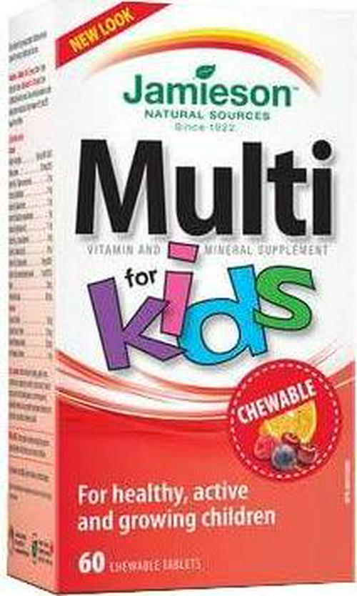 Jamieson Multivitamin for Kids, 60 chewable tabs