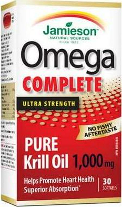 Jamieson Omega Complete Pure Krill 1,000 mg, 30 softgels