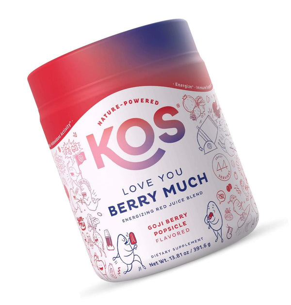 KOS Organic Reds Blend | Amazing Tasting Red Juice Powder Energy Blend | Hydrating, Antioxidant Rich, Resveratrol, Superfood Ingredients, 378.4g, 44 Servings