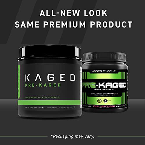 Kaged Muscle Stimulant Free Pre Workout Powder; KAGED MUSCLE Preworkout for Men and Women, Delivers Increased Strength, Cherry Bomb, 20 Servings