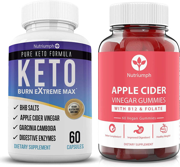 Keto Burn Extreme Bundled with ACV Gummies from Nutriumph| Immunity Support Bundled with Great Body| Made in USA