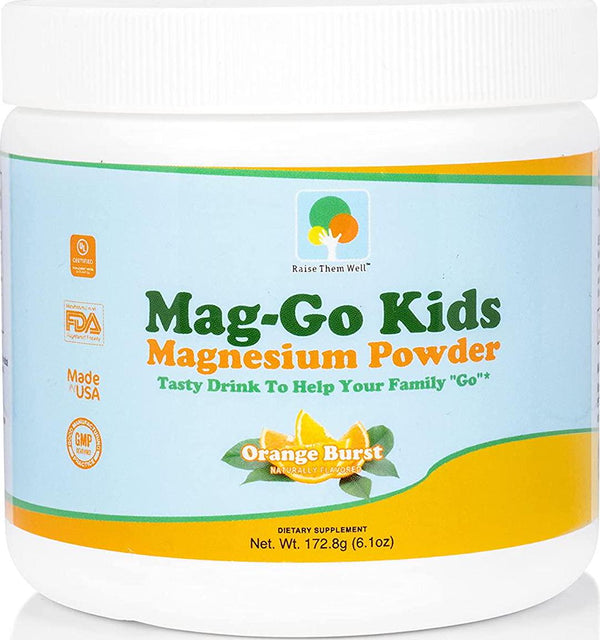 Kids Constipation Relief (Orange Burst) - Kid Safe Magnesium Constipation Relief