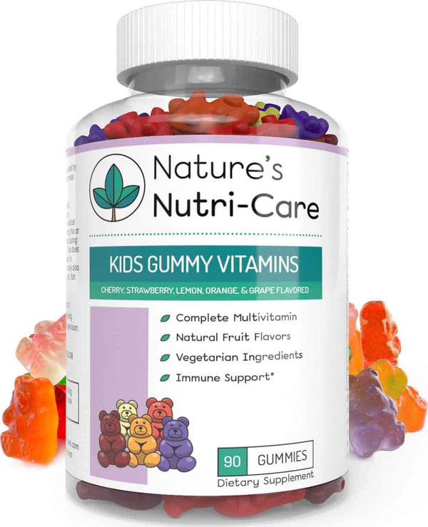 Kids Gummy Vitamins - Fun, Chewy Vitamins for Health and Growth - Vegetarian Gummy Multivitamin, 90
