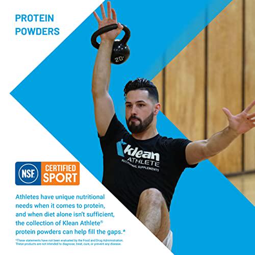 Klean Athlete Klean Isolate | Whey Protein Isolate to Enhance Daily Protein and Amino Acid Intake for Muscle Integrity* | NSF Certified for Sport | 20 Servings | Unflavored