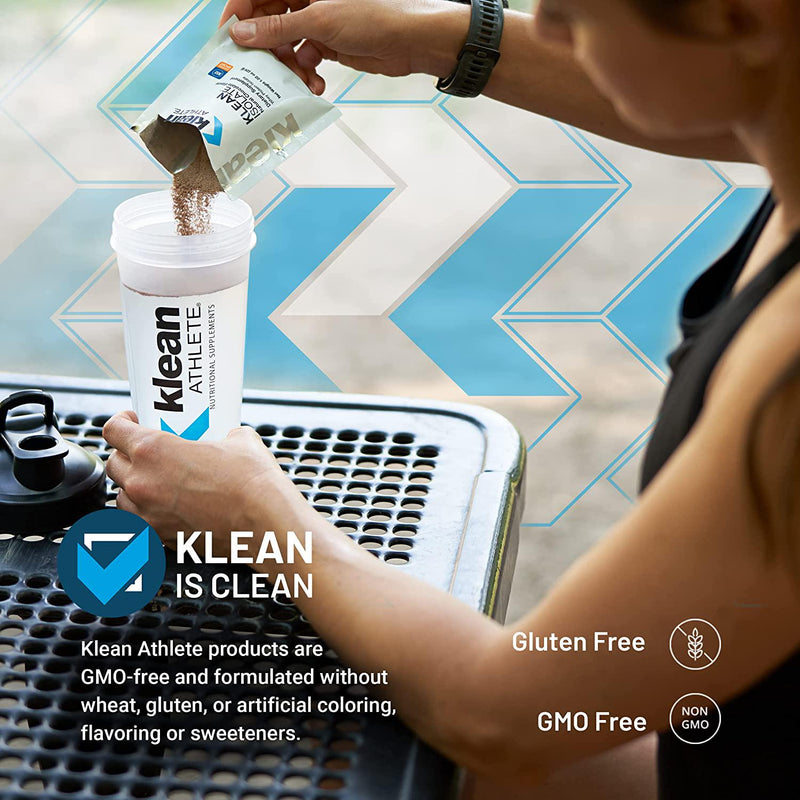 Klean Athlete Klean Isolate | Whey Protein Isolate Enhances Daily Protein and Amino Acid Intake for Muscle Integrity* | NSF Certified for Sport | 10 Sachets | Natural Chocolate Flavor