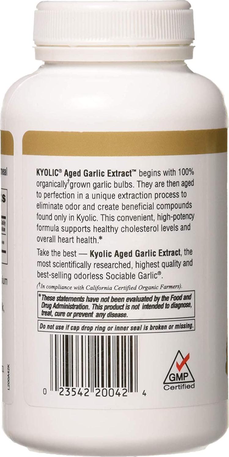 Kyolic Aged Garlic Extract Cardiovascular Extra Strength Reserve Capsules