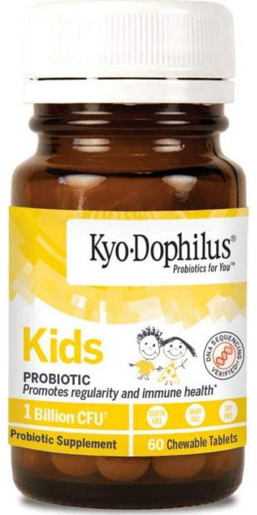 Kyolic Kid's Kyo-Dophilus Probiotic Supplement (60-Tablets)