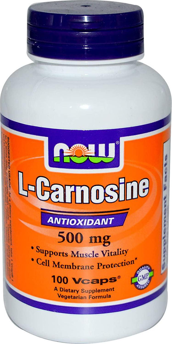 L-Carnosine 500mg 100 VegiCaps (Pack of 2)