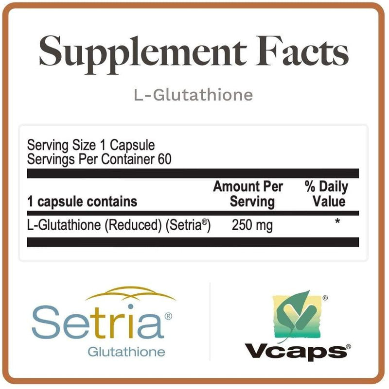 L-Glutathione | 60 Capsules - Setria Active Form of Glutathione