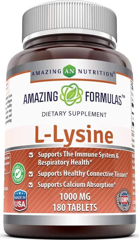 L-Lysine + L-Arginine/L-Citrulline (2 Products) | Amazing Nutrition