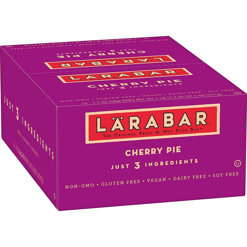 Larabar, Fruit and Nut Bar, Pecan Pie, Gluten Free, Vegan (16 Bars) and Fruit and Nut Bar, Cherry Pie, Gluten Free, Vegan (16 Bars)