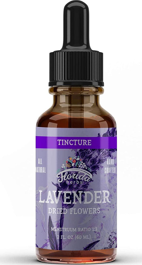 Lavender Tincture, Organic Lavender Extract (Lavandula X Intermedia) Dried Flow