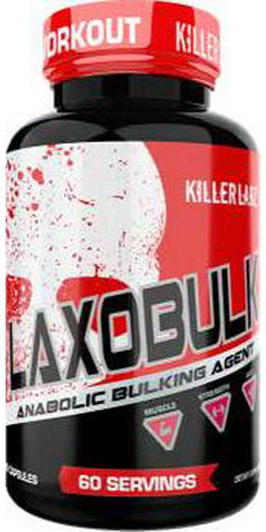 Laxobulk Bulking Agent by Killer Labz | Muscle Size and Strength | Muscle Hardening | 60 Capsules 60 Servings