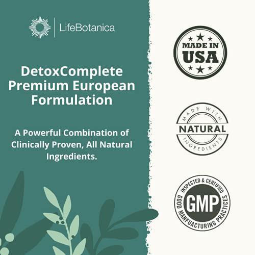 LifeBotanica Detox Complete Kidney Cleanse Day - 21 Day Detox Diet Program, Natural Ingredients to Cleanse Kidney - 63 Tablets