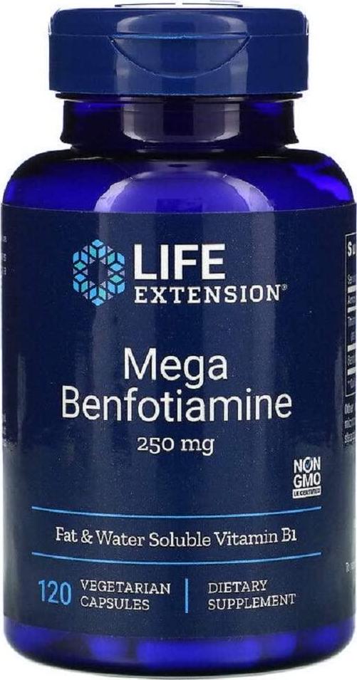 Life Extension - Mega Benfotiamine - - 120 vegetarian capsules