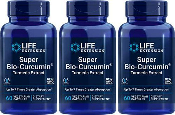 Life Extension - Super Bio-Curcumin - 400 Mg - 60 Vcaps (Pack of 3)