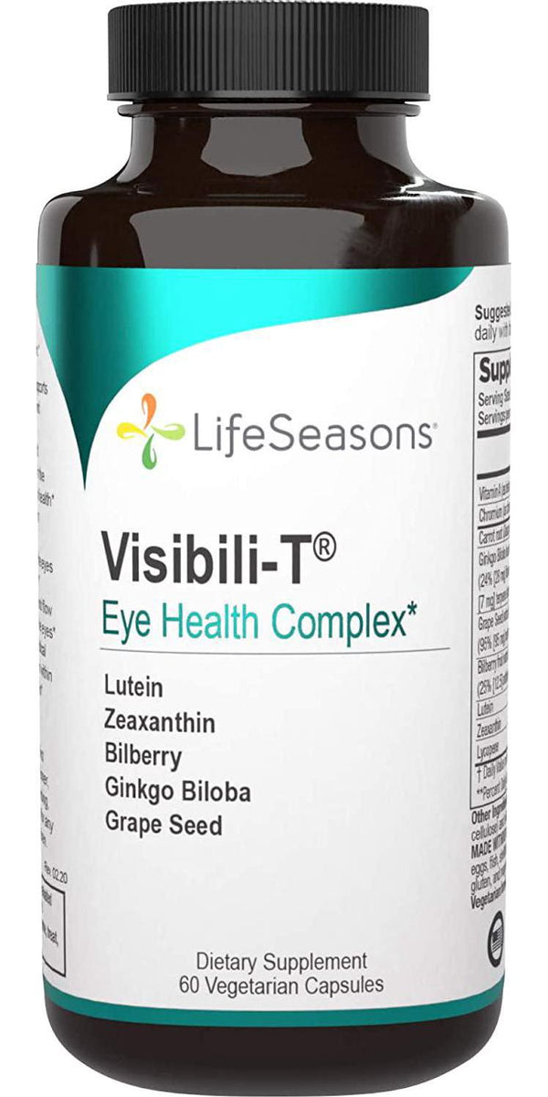 Life Seasons - Visibili-T - Vision Supplement - Supports Eyesight, Dry Eyes, Night Visibility and Eye Floaters - Contains Carotenoids Lutein and Zeaxanthin