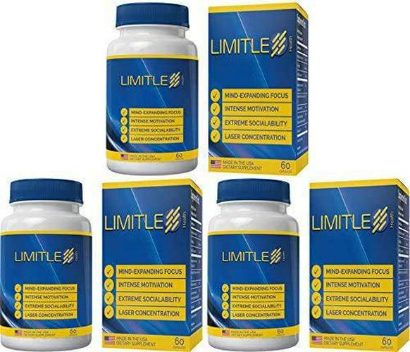 Limitless Health - Brain Function - 3 Bottles (Buy 2, Get 1 Free) - Three Month Supply - Results in 27 Minutes | 8 Ingredients | Improve Reaction Speed | AS Heard ON The Radio