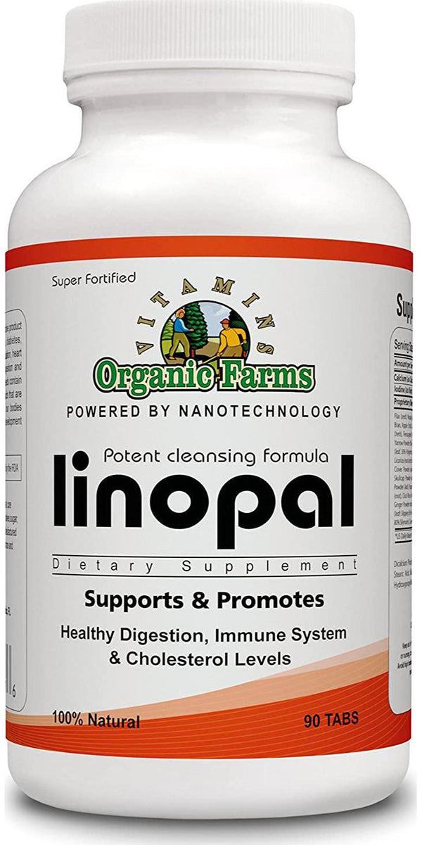 Linopal - 90 Tablets - Healthy Digestion, Immune System and Cholesterol Levels - 100% Natural Dietary Supplement