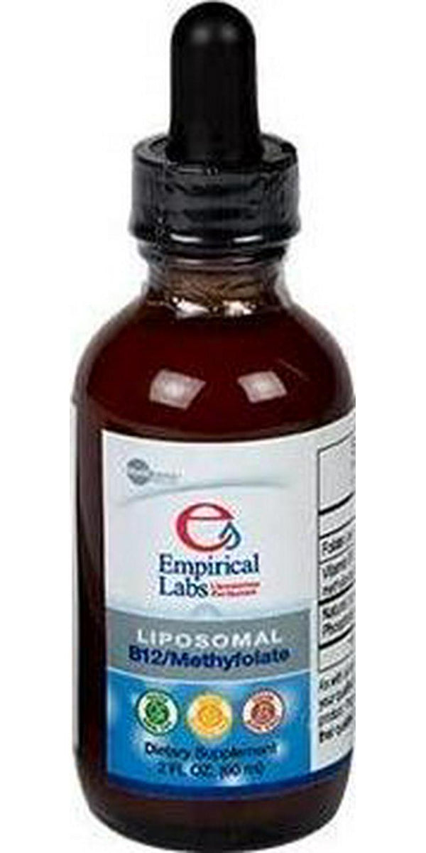 Liposomal Vitamin B-12 with L-5-mthf Professional Single Dosage Quanities of Methylfolate Liquid As Methylcobalamin and Natural (Non-hydrogenated) Phosphatidyl Choline Non GMO Non Soy, 2 Fl Oz