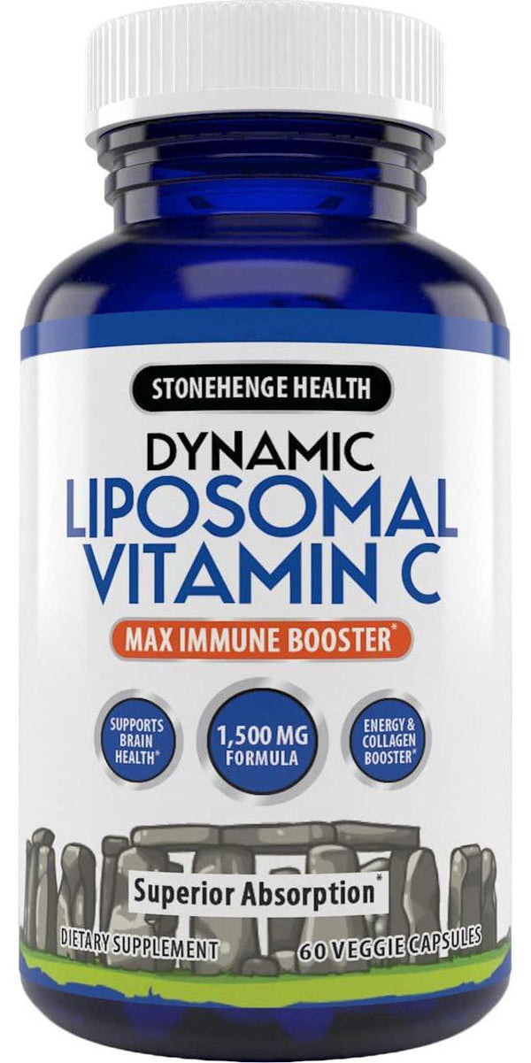 Liposomal Vitamin C 1500mg - 120 Capsules - Advanced Formula - Non-GMO Sunflower Lecithin - High Absorption and Fat-Soluble, Supports Immune System and Collagen Booster - Powerful Antioxidant