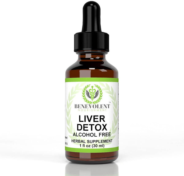Liver Cleanse and Detox Support Supplement. Easy to Take Potent and Effective Herbal Liquid Drops are 100% Alcohol and Gluten Free.