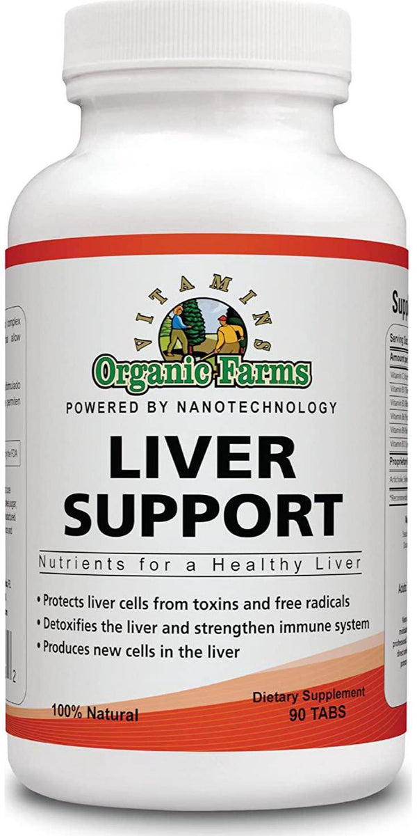 Liver Support - Nutrients for a Healthy Liver - 90 Tablets - 100% Natural Dietary Supplement