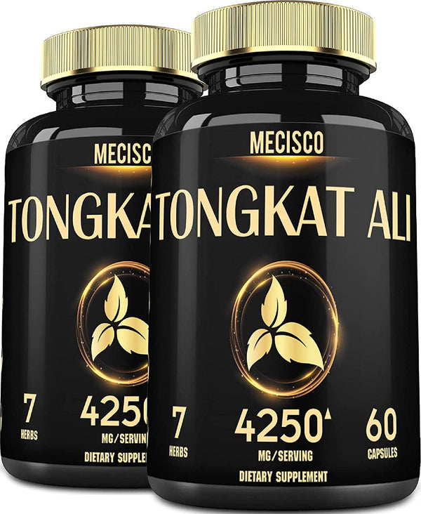 Longjack Tongkat Ali for Men and Women 200:1 Extract 4250mg - 4 Months Supply - 7 High Concentrated Ingredients for Male - Support Energy, Muscle, Stamina