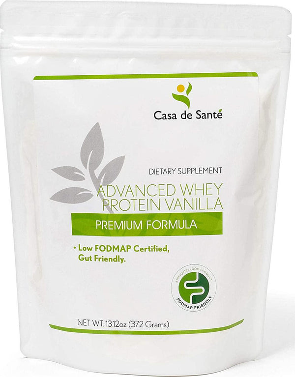Low FODMAP Certified Protein Powder for IBS and SIBO Gluten, Soy, Sugar and Grain Free, Low Carb Whey Protein Isolate (WPI) ProHydrolase for 3X Protein Absorption Gut Friendly All Natural Non GMO Vanilla