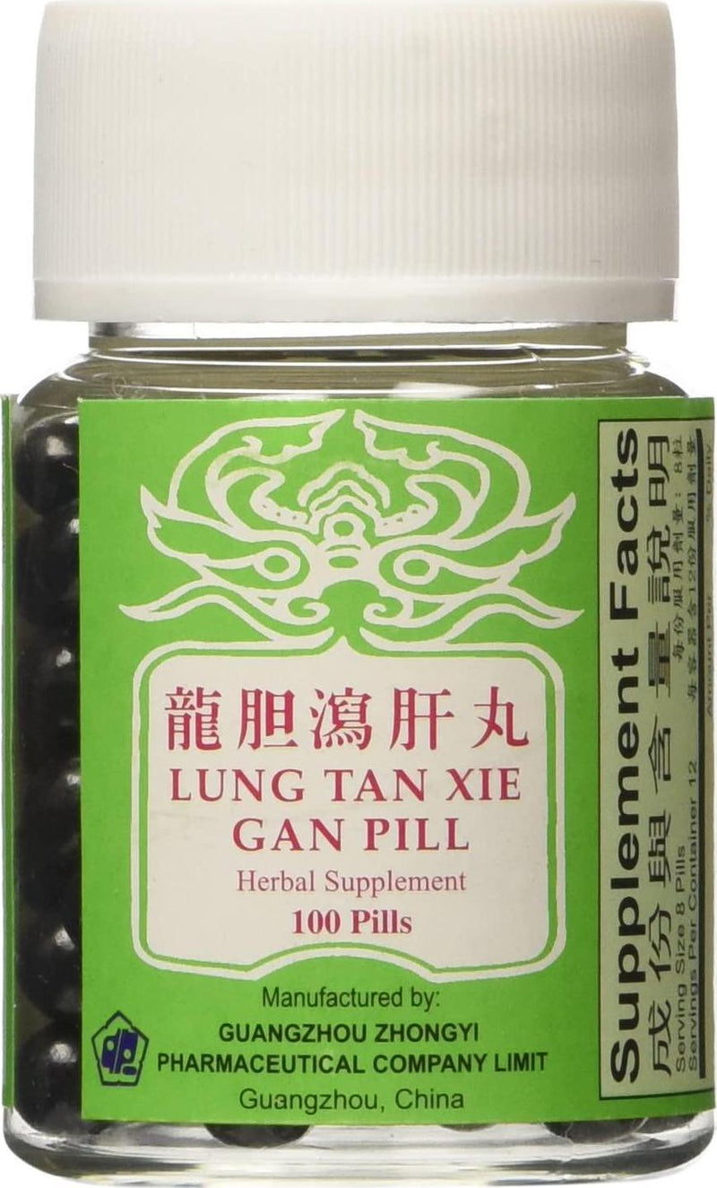 Lung Tan Xie Gan Pill (for Bile System)- Herbal Supplement, 100 Pills